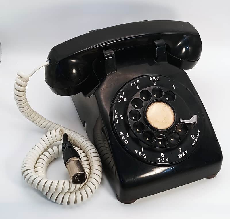 Custom Lo-Fi Telephone Microphone - Northern Electric G1 1960's Handset - Black w/ Model 500 Tremolo Effect Base image 1