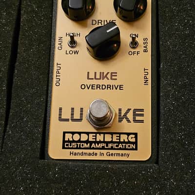 Rodenberg LUKE Steve Lukather Signature Overdrive 2021 - Present - Gold / Black image 7