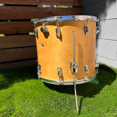 Tama Superstar 18” floor tom + Bass drum conversion kit Natural finish image 9