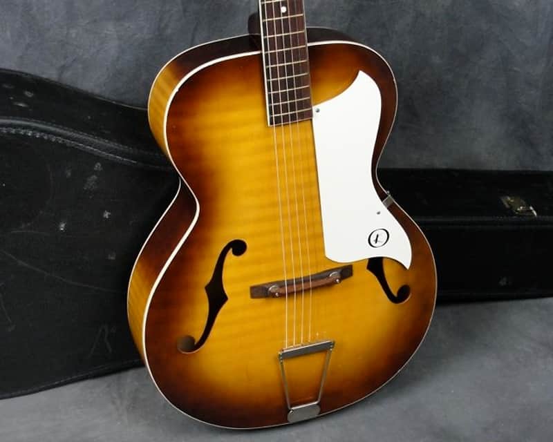 Beautiful Vintage 1950's Kay Hollowbody Archtop Guitar w/Kelvinator Headstock image 1