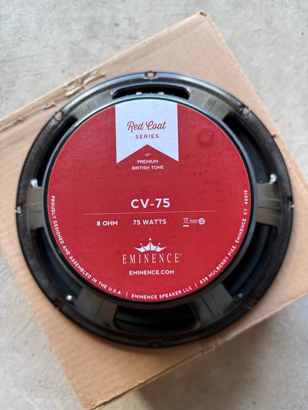 Eminence CV-75 12" 75-Watt 8 Ohm Replacement Speaker