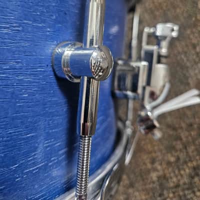 Reverie Drum Company 6x13 Maple Snare Drum Blue Lacquer image 3