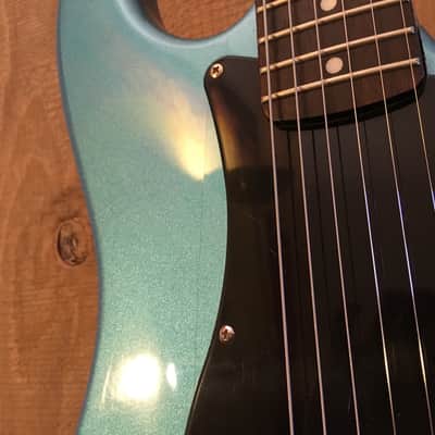 Squier Bullet Stratocaster Single Humbucker Electric Guitar Ice Blue Metallic image 12