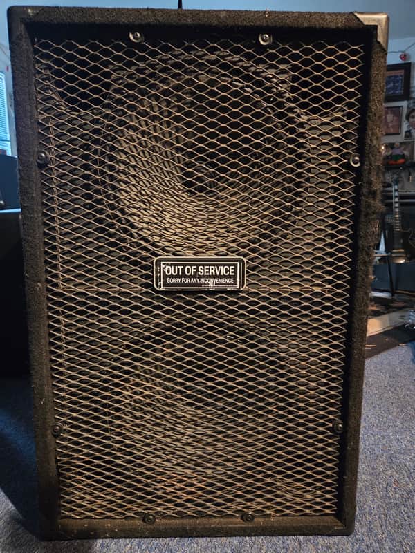 Pacific speaker cabinet 2×12 ported guitar cabinet Late 80s-early 90s - Carpet image 1