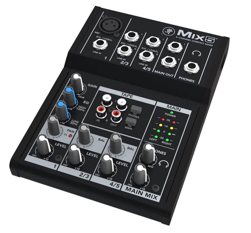 Mint Mackie Mix5 5-channel Compact Mixer image 1