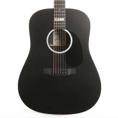 Martin DX Johnny Cash Acoustic-Electric Jett Black image 8