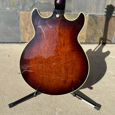 Used 1996 Ibanez AM200 Exotic Wood Hollowbody Electric with Case image 4