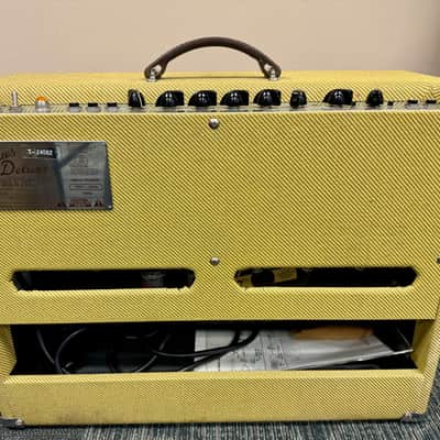 Fender Blues Deluxe 2-Channel 40-Watt 1x12" Guitar Combo 1994 - 1996 - Tweed image 5