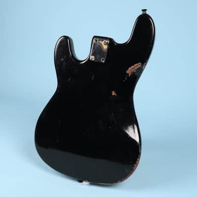 Black P Bass Body Unknown Maker Plywood image 12