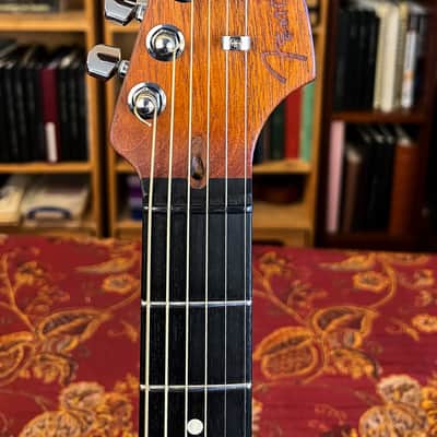 Fender American Acoustasonic Jazzmaster All-Mahogany, Ebony Fingerboard, Luthier Prepared image 6