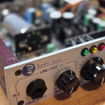 Summit Audio 2BA-221 Mic and Line Module 2010s - Silver image 6
