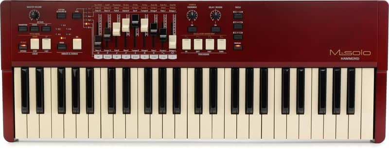 値下げしました！Hammond M-solo 49鍵 オルガン HAMMOND M-solo (49鍵盤・ハモンドドローバーオルガン) ｜イケベ楽器店