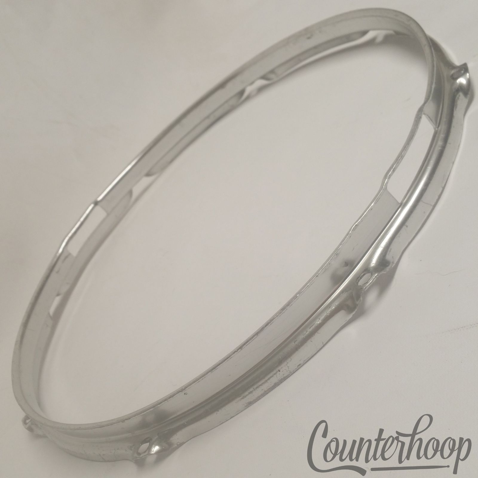 Ludwig 14" Prototype Acrolite Drum Rim Aluminum Snare Resonant Hoop Vintage 60s — main photograph