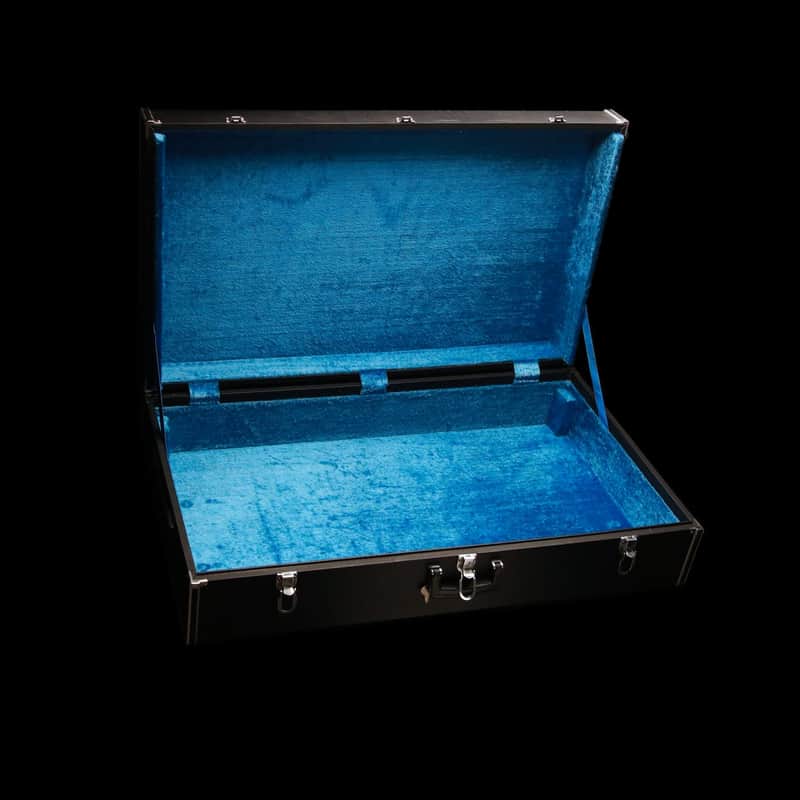 *Rare* Roland Transport Case | 61/73-Key Keyboard Synth Synthesiser Hard Case Flight OHSC w/ Wheels & Key – Blue Plush Lining, Lightweight Synthesizer Flightcase 91x52x22 cm | Jupiter, Roland System-100 Model 101, Roland GAIA SH-01 SH-09 Keyboard Travel image 1