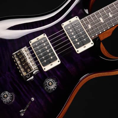 PRS Custom 24 - Dark Violet Smokewrap Burst/Natural Back image 17