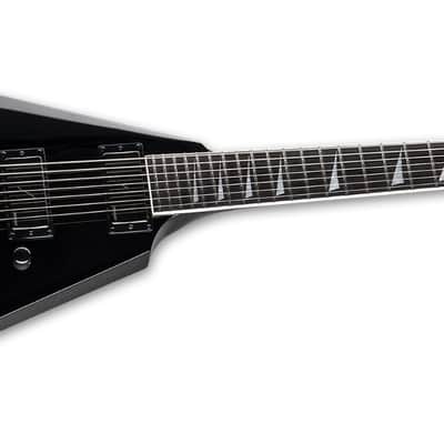 ESP LTD ARROW-1007B Baritone Evertune 7 String Electric Guitar. Black image 7