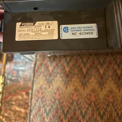 Fostex Model 280 4-Track Cassette Recorder / Mixer 1990s - Grey image 12