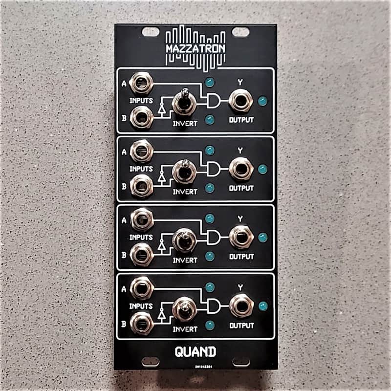 Mazzatron QUAND Quad AND Logic Gate Eurorack Module image 1