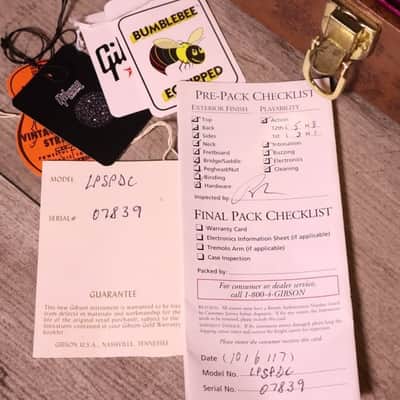 Gibson Custom shop Lespaul Special Double Cut TV Black 2017 image 10