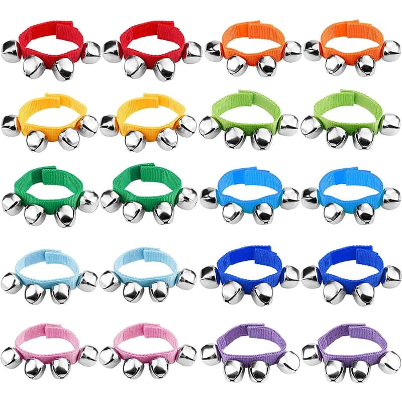 2025 Unbranded Jingle Bells, 20 Packs Christmas Wrist Jingle B...
