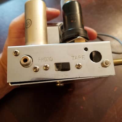 Calrad PRE-105 Tube Preamp Optical Movie Soundtrack?  Projector?  6SC7 1960s - Bright Chrome image 5