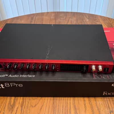 Focusrite Clarett 8Pre Thunderbolt Audio Interface 2010s - Red image 3