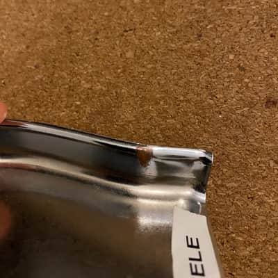 Vintage Fender Telecaster "Ashtray" Bridge Cover - Original 1969 Chrome image 5