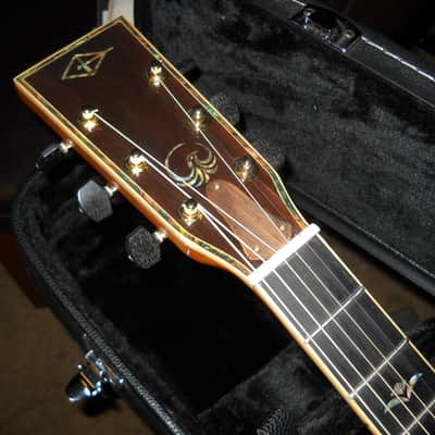 Fowlcon Guitar Company Hand Made 'Yulong Guo' Parlor Guitar "Sunburst" w/OHSC image 3