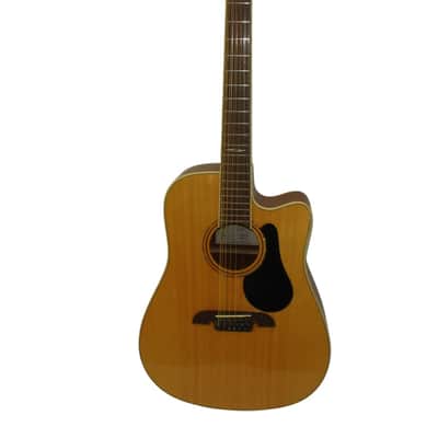 2017 Alvarez AD6012CE AD60ce 12-String Acoustic Electric Guitar, Natural AD60-12CE image 1