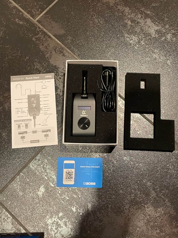 Boss KATANA:GO V1 Personal Headphone Guitar Amplifier 2024 - Black image 1