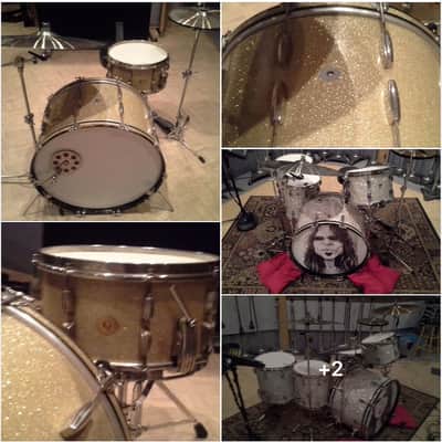 Quiet Riot - Frankie Banali's 1940s Slingerland Radio King Drum Kit 13/16/26 (#32) AUTHENTICATED image 13