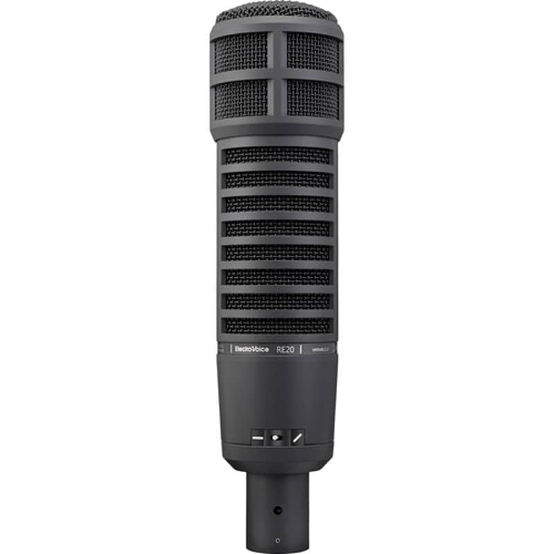 Electro-Voice RE20-BLACK Broadcast Announcer Microphone with Variable-D image 1
