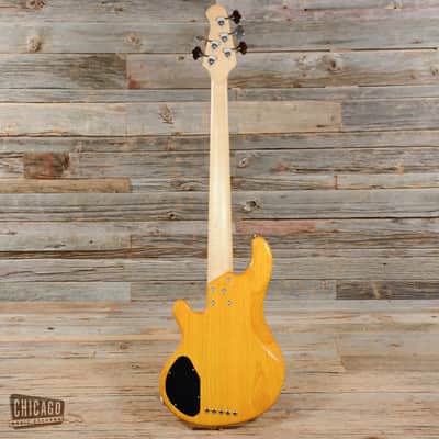 Lakland Deluxe 55-94 5-String Bass Quilted Top  Amber USED image 5