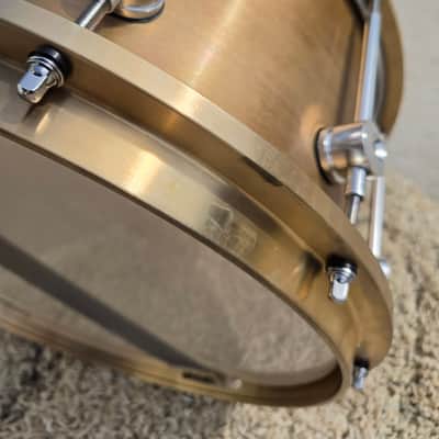 Oriollo Tiger 80 Bell Bronze Custom 14x8 Snare Drum W/ Duluth Hoops & Enduro Case (C017-23) image 16