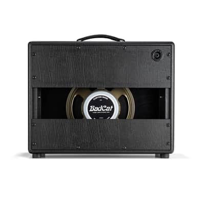 Bad Cat Black Cat 1x12" Guitar Speaker Cabinet - Black with Gold Weave Grille image 3
