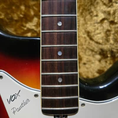 *Luthier Special* Vox Panther Electric Bass Guitar 1960's Sunburst W/OHSC image 8