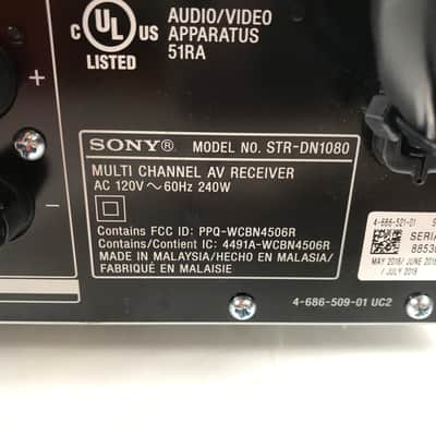 Sony STR-DN1080 7.2 Channel 165W AV Receiver - Black image 11