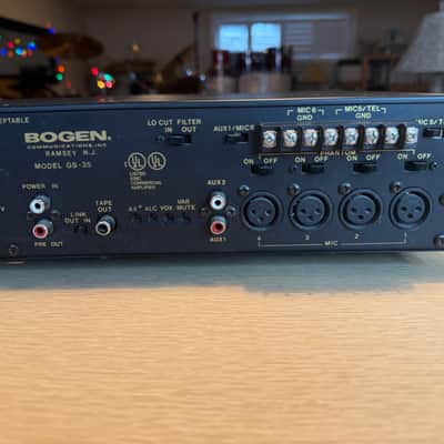 Bogen GS35 Professional Commercial PA Amplifier 35 Watts All Controls Cleaned image 8