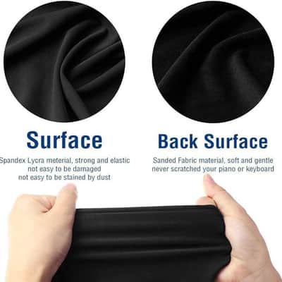 Electronic Piano Keyboard Dust Cover with Drawstring Universal 88 Keys Piano Keyboard Dustproof Protective Case image 3