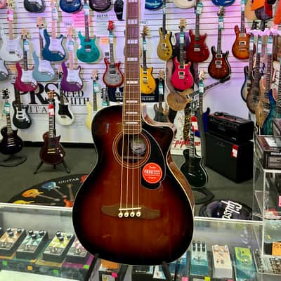 Fender Kingman™ Bass, Walnut Fingerboard, Black Pickguard, Shaded Edge Burst image 1