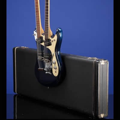 Mosrite Joe Maphis Model Double-Neck 6/12 String 1966 Ink Blue image 4