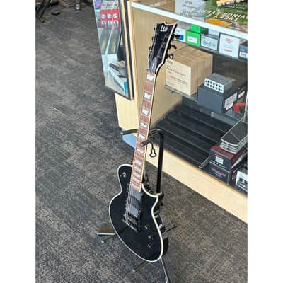 Preowned LTD EC-401 Single Cut Electric Guitar Black gloss finish image 4