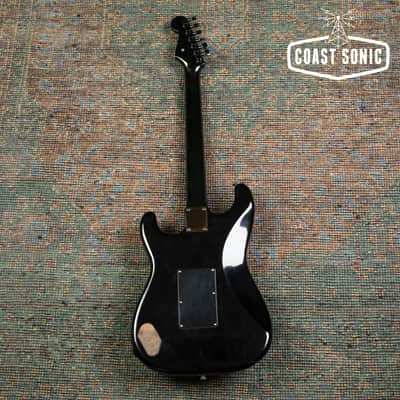 1985 Fender Boxer Series Stratocaster ST-555 All Black Made in Japan image 4