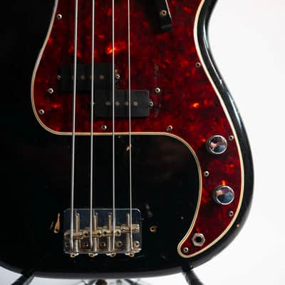 Fender Precision Bass with Rosewood Fretboard 1964 - Black Refin image 2