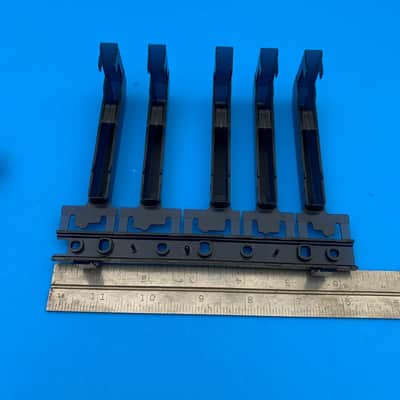 YAMAHA EZ-220 Keyboard Replacement Used Part: Black Keys [Sharp-Flat] 5-Key Set image 4