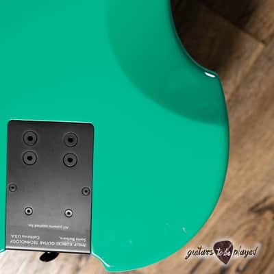 1987 Kubicki Ex Factor 4-String Bass w/ Case – Bahama Green image 13