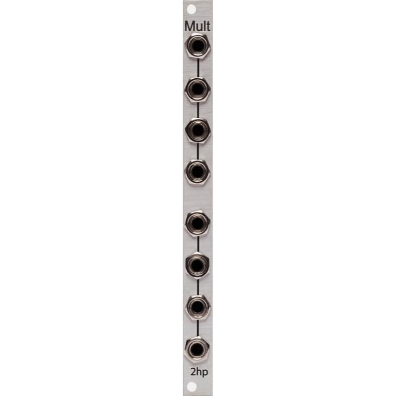 2hp Mult Eurorack Module (Silver) image 1