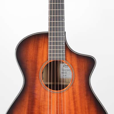 Breedlove Oregon Concert CE Bourbon Burst, Myrtlewood/Myrtlewood image 20