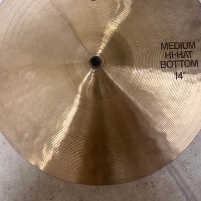 Paiste 14” 404 "Brown/ black Label" Heavy Hi-Hat Cymbals (Pair) 1980 - 1985 - Traditional image 4