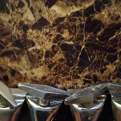 Remo Quadra Bass Drum Tension Rods and claws 80s image 6